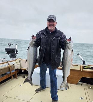 Experience the thrill of salmon fishing in St. Catharines on Lake Ontario where powerful runs and unforgettable action await every angler.