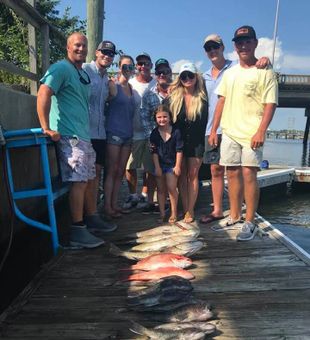 Wrightsville Beach Fishing for Grouper and Snapper