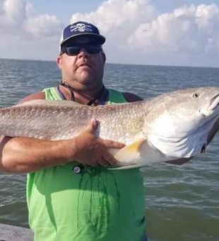 Bull Red Fishing in Crystal Beach, TX