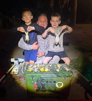 Experience the excitement of night frogging in Crystal River.