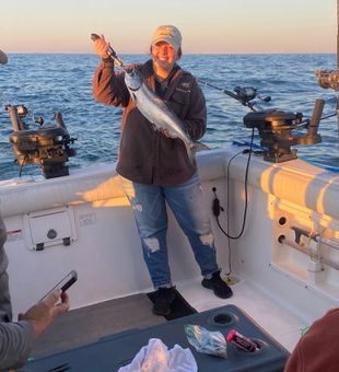 Solid Lake Ontario salmon catch