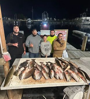 Night fishing in Lafitte, LA—where the bites get better after dark.