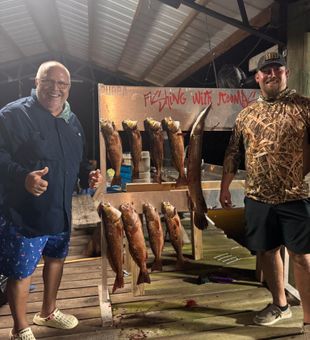 Lafitte LA Night Bowfishing Action