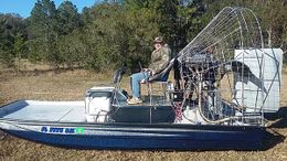 Taylor's Pokin' Fun Airboat Adventures & Fishing Charters Marsh Masters Boat image 0