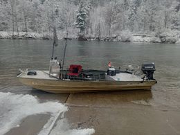 River Chasing Guide Service All weld Boat image 0