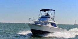 Gulf Coast Families Land Base Shark Fishing Bertram Boat image 0