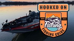 Hooked On Fishing Bass Tracker Boat image 0