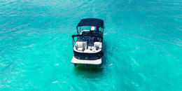 Reel Runner Gulf Adventures Harbor Pontoon Boat image 0