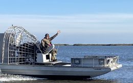 Texas Fins and Feathers Silver Dollar (Airboat) Boat image 0