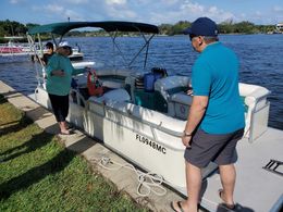 Capt Ben Fishing Charters Monarch (Pontoon) Boat image 0