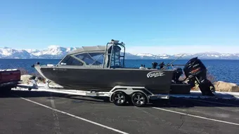 Lake Tahoe Fishing Trips Alumaweld boat Boat