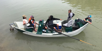 Wilderness Outfitter Productions Non-Motorized Drift Boat Boat