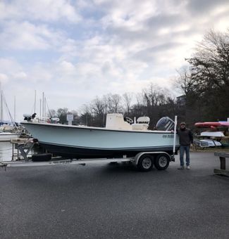 Bay Bound Guide Service Jones Brother Cape Fisherman Boat