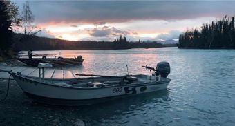 Kenai River Trout Hunter Yamaha Boat