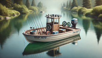 Mason Gensman Professional Flyfishing Guide 1979 Clarkcraft Boat