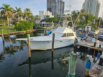 Don't Tell Mom Sportfishing Hatteras Boat
