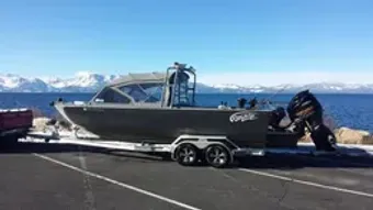 Pyramid Lake Fishing Trips Alumaweld boat Boat
