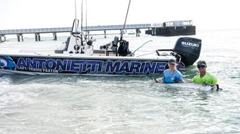 Capt Travis Paxton Inshore Charters Shoalwater Cat boat