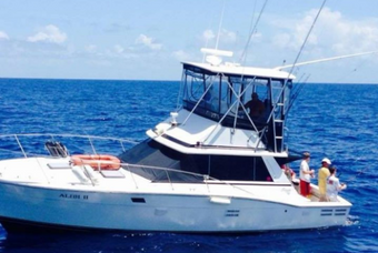 Alibi Charter Fishing Trojan (Convertible) boat