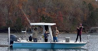 No Excuses Striper Fishing On Lake Lanier Sea Hunt Center Console Boat