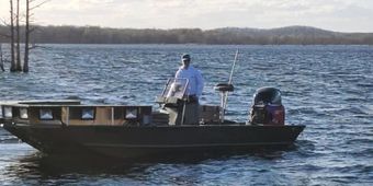 Center Punched Bowfishing Tracker Boat