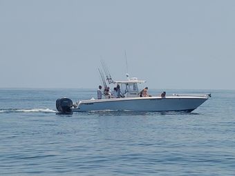 Geaux Fisch Charters Contender Boat