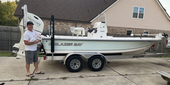 Guilbeau Charters Blazer Bay boat