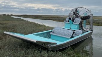 Bills and Gills Guide Service Diamondback Airboat Boat