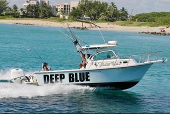 Deep Blue Fishing Charters Parker Boat