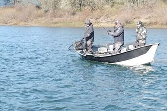 Matt Halseth Guide Service Clackacraft boat