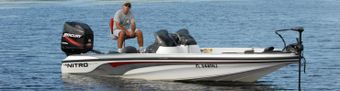 Guided Bass Trips Nitro Boat