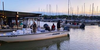 Captain Marty’s Guide Service Xpress Alumaweld Boat