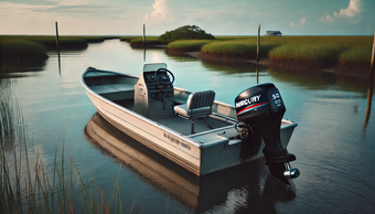 Hook-N-Gig Outfitters Aluminum skiff Boat