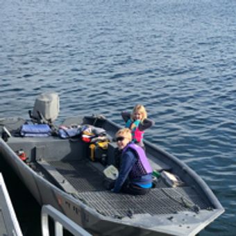 North Wind Curls Semi-V Flatbottom boat