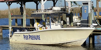 Pier Pressure Charters McKee Craft Boat