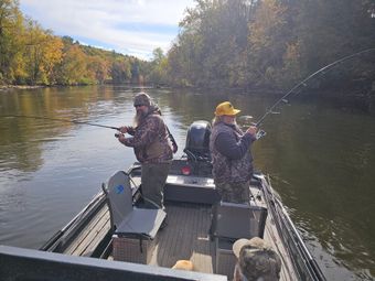West Michigan Guide Service Tracy's Custom Riverboats Boat