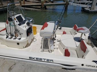 Daytona Beach Charters Skeeter boat