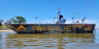 River Jet Outfitters Fishrite (Jet boat) Boat