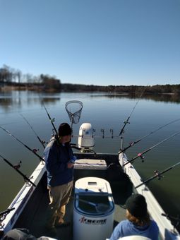 Hooked Up On Striper Guide Service Glass Master Boat