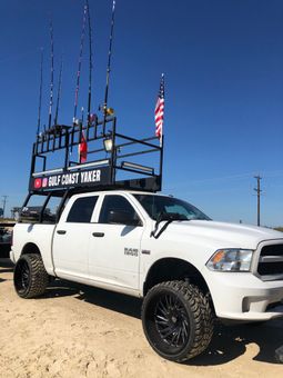 Gulf Coast Yaker’s Land Based Shark Fishing Dodge Car