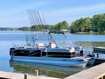 Blue Persuasion Fishing Guide Service Angler Qwest boat