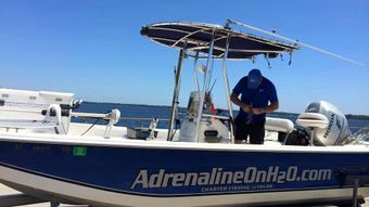 Adrenaline on H2O Charters Carolina Skiff Boat