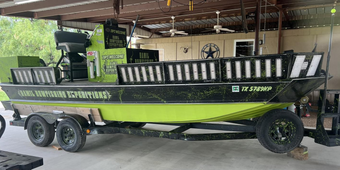 Hamil Bowfishing Expeditions SeaArk Boat