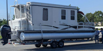 River Runner Guide Service Sun Tracker Boat