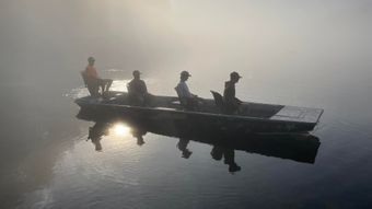 Joe's Guide Service River Sled Boat