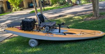 Pedal Driven Kayak Fishing Charters Hobie Boat