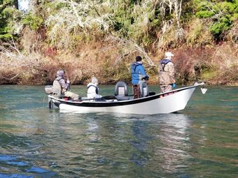 Chicken Little’s Guide Service Clackacraft boat