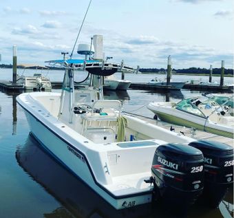 Simon Says Private Charters Contender boat