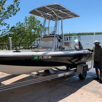 2 Thumbs Up Fishing Charters Skeeter boat