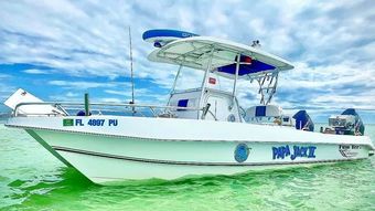 Chris’s Clear Water Charters Twin vee ocean cat Boat